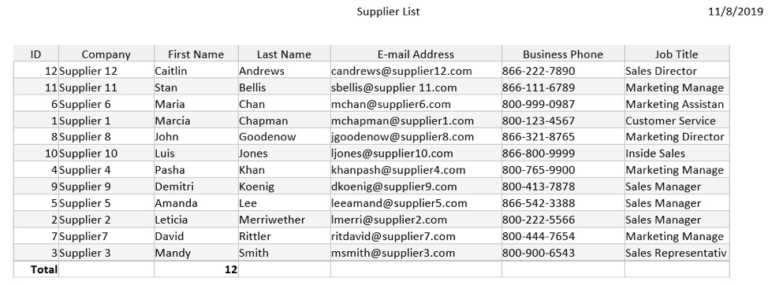 Import and Export Options | Computer Applications for Managers