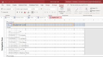 Creating Basic Forms | Computer Applications for Managers