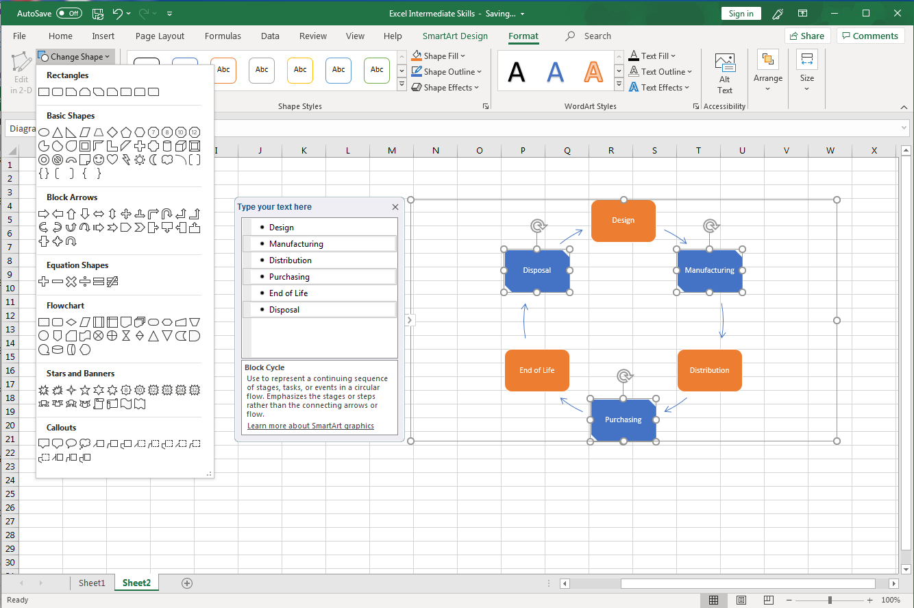 how to change the cell outline weight in excel for mac