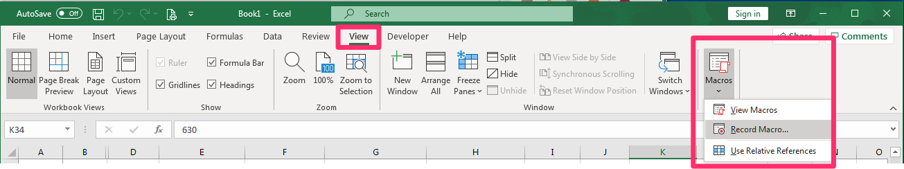 what is a macro in excel used for