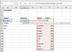 Lookup Functions and Formulas | Computer Applications for Managers