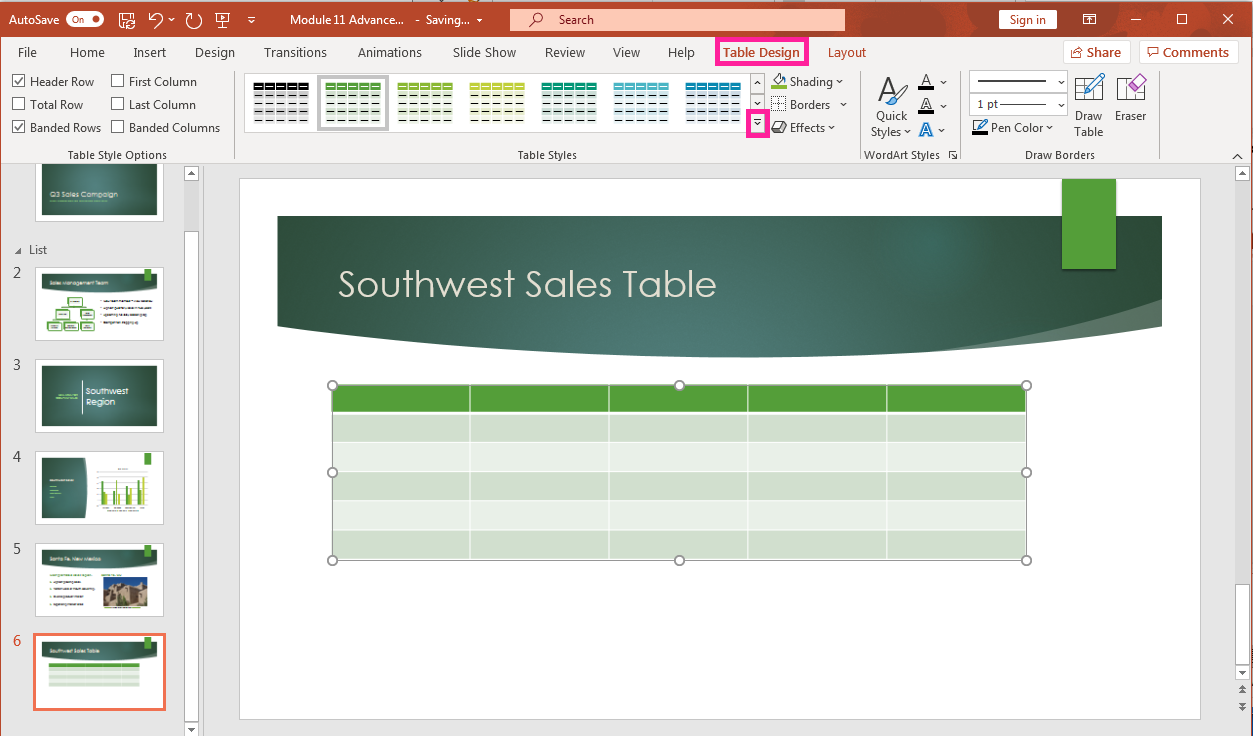 format-tables-computer-applications-for-managers