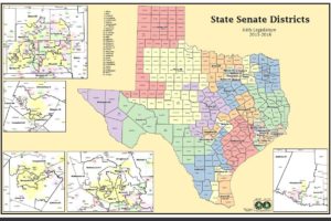 Texas Senate Congressional District Map