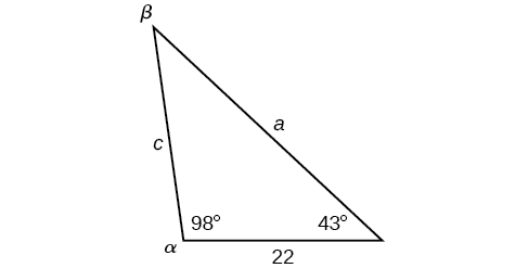 Right Triangle degrees 35, 55, 90