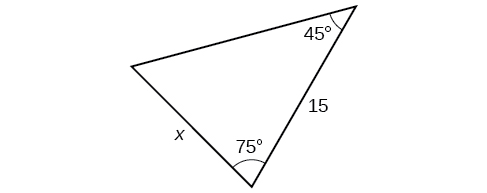 A triangle has one 90 degrees angle and from there one leg is 10.25 long  and the other leg is 7.75 long, what are the degrees for the other two  angles?