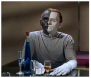 Bifurcated man