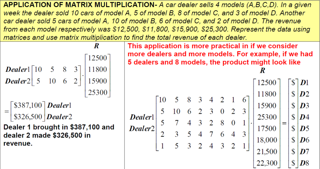 3.4 Practice – Matrix Operations | Finite Math