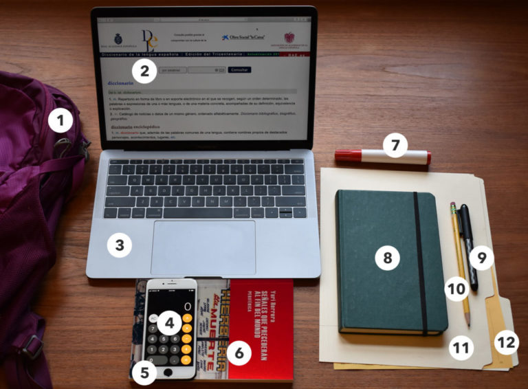 Vocabulario En la clase Spanish 1