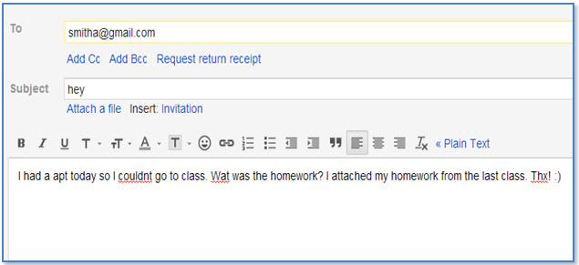 i made a typo in email should i send it again