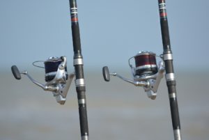 Two fishing rods.