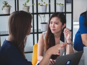 what is the purpose of the woman's visit listening