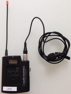 A lavalier microphone