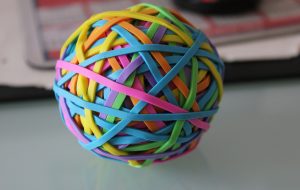 Rubber band ball