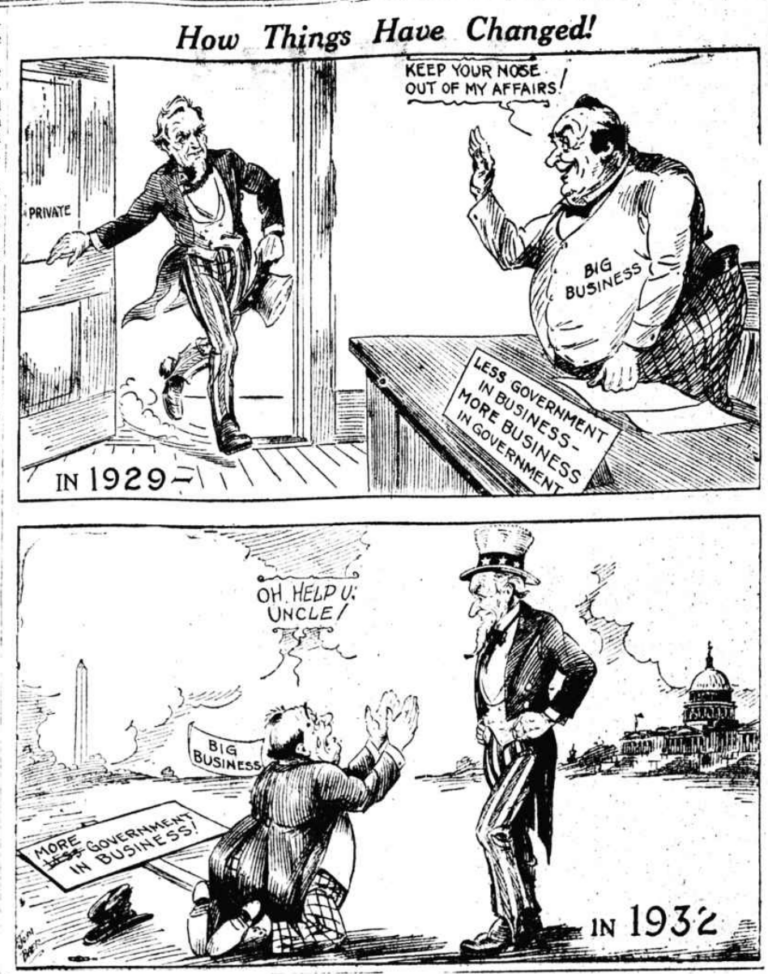 Module 8 Assignment: Depression Era Political Cartoons | United States ...