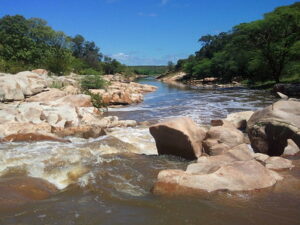river with rocks