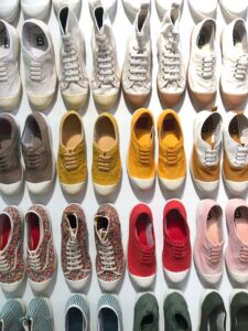 many sneakers