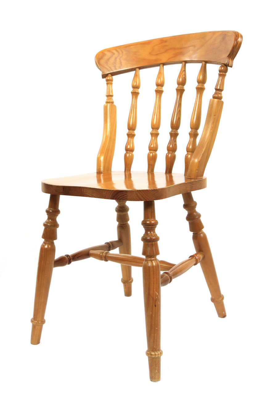 a wooden chair