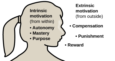 intrinsic motivation vs extrinsic motivation