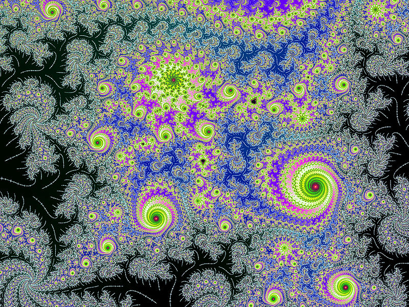 Psychadelic image from Mandelbrot Set.