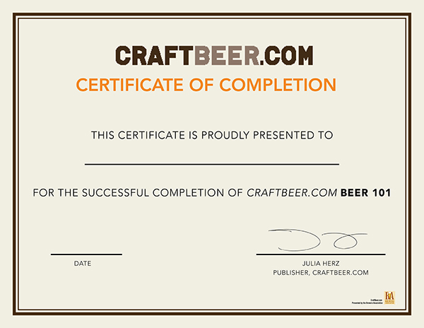 CraftBeer.com Beer 101 Course