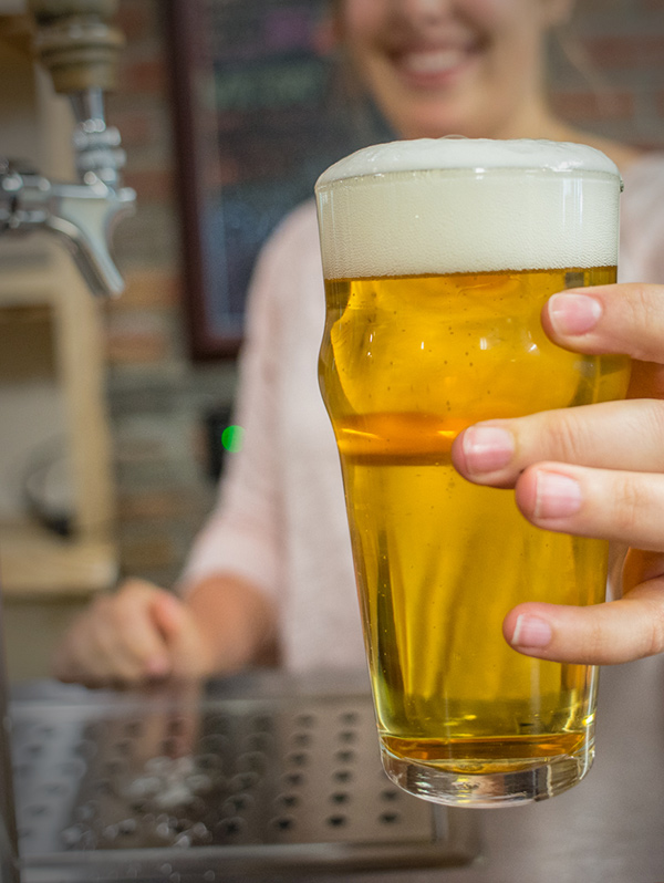 pilsener yellow beer