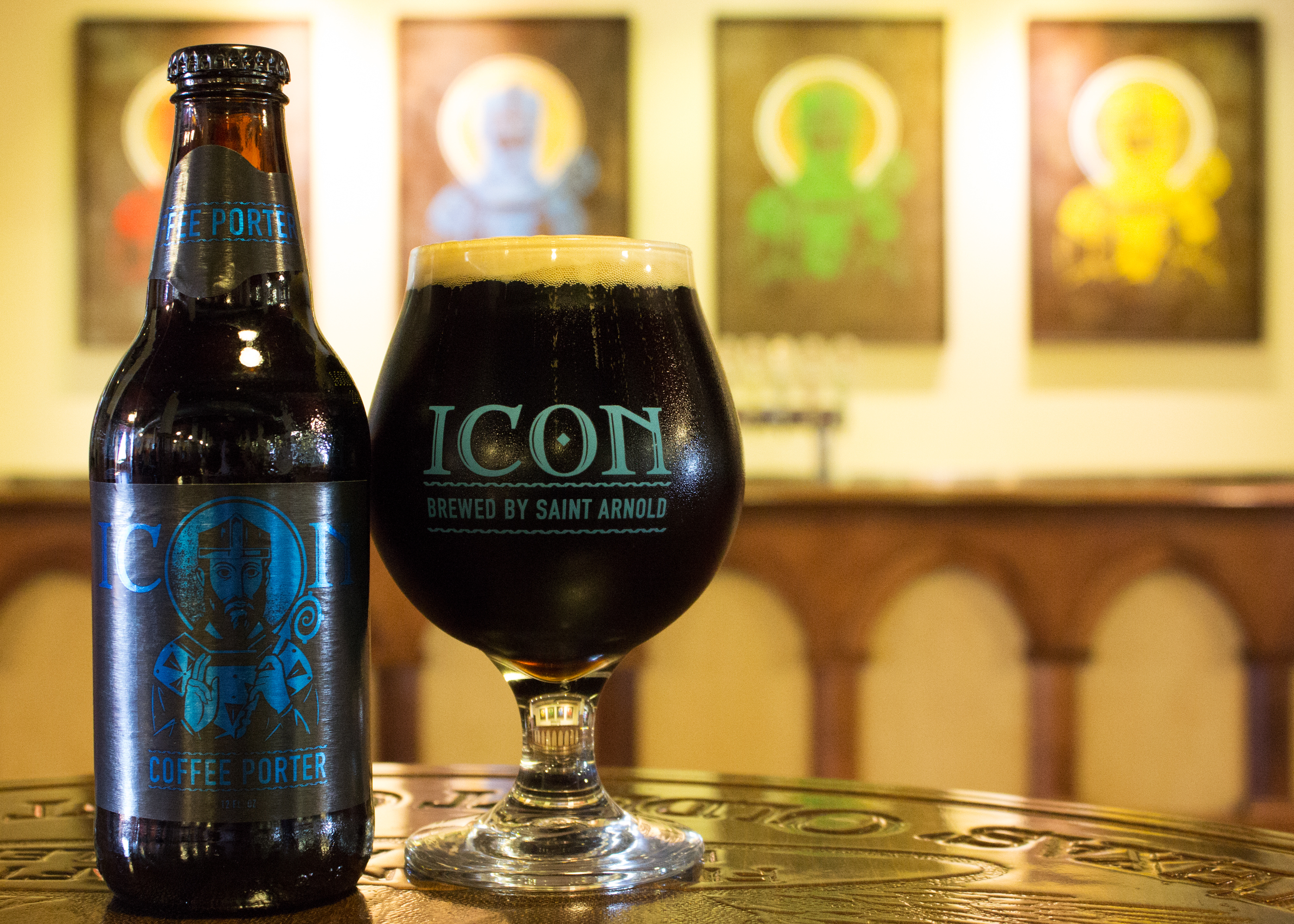 Saint Arnold Icon Blue Coffee Porter is a Shot (of Espresso) to the