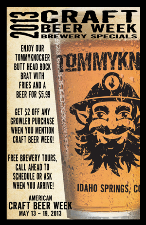 Join Tommyknocker Brewery for American Craft Beer Week!