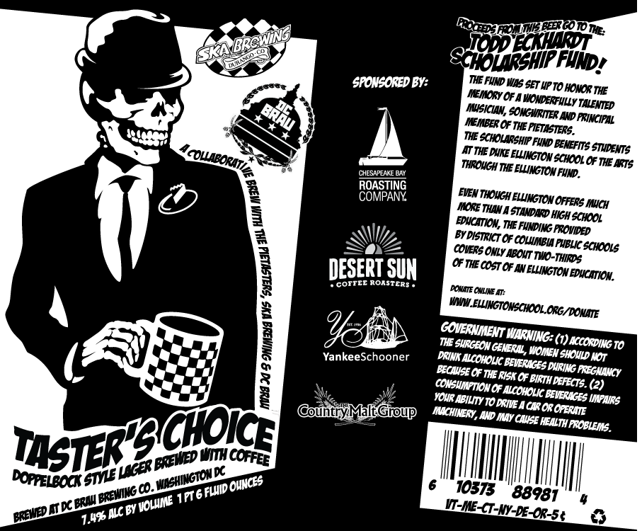 Tasters Choice Label Art