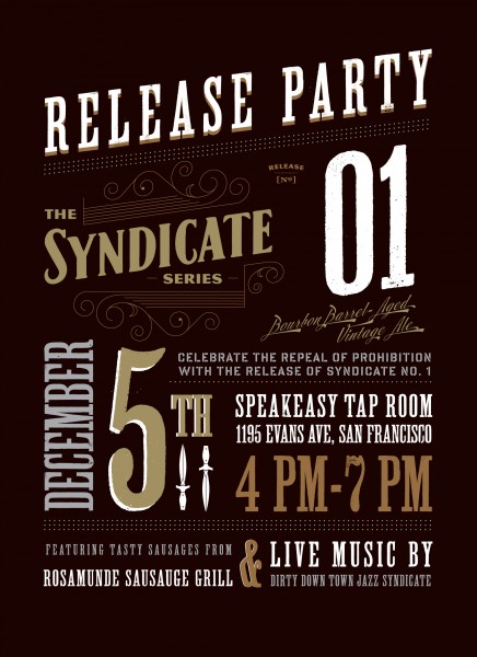 Speakeasy Releases Syndicate No. 01 Blend