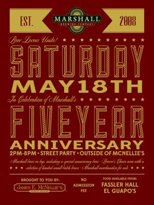 five year poster copy
