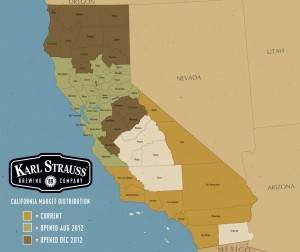 Karl Strauss Distribution Map