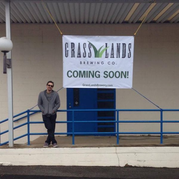 GrassLands Brewing Company President Gabe Grass at the brewery's future home