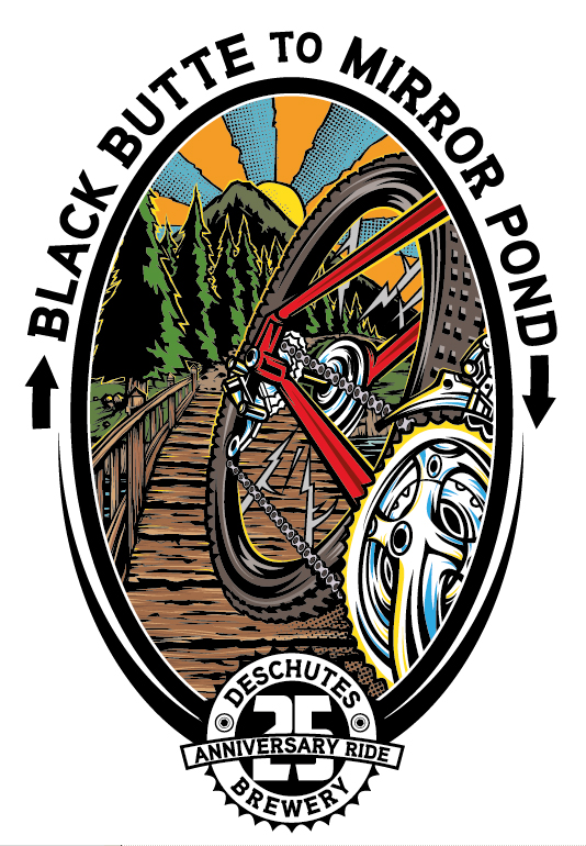 Black Butte to Mirror Pond Logo