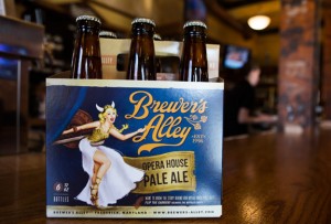 The release of Opera House Pale Ale marks the debut of the Brewer's Alley Girl.