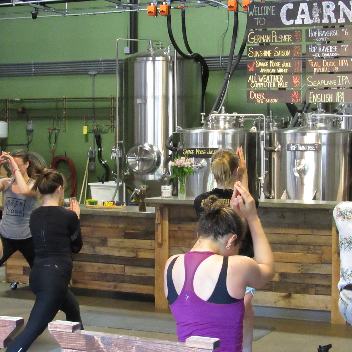 I Tried Beer Yoga for the First Time. This is What Happened