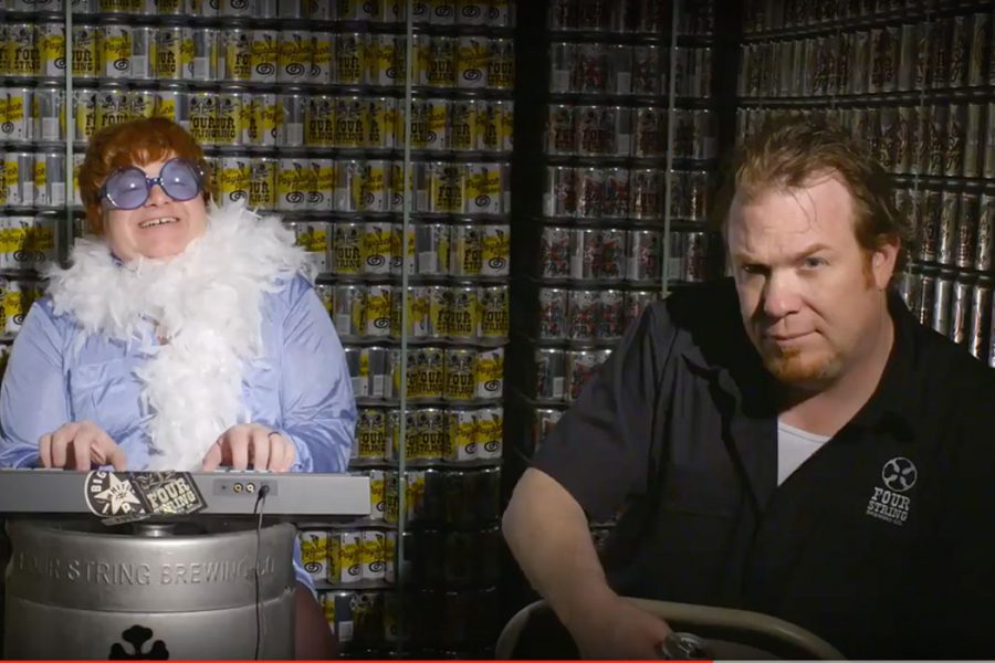 four string brewing rock video