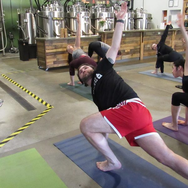 beer yoga