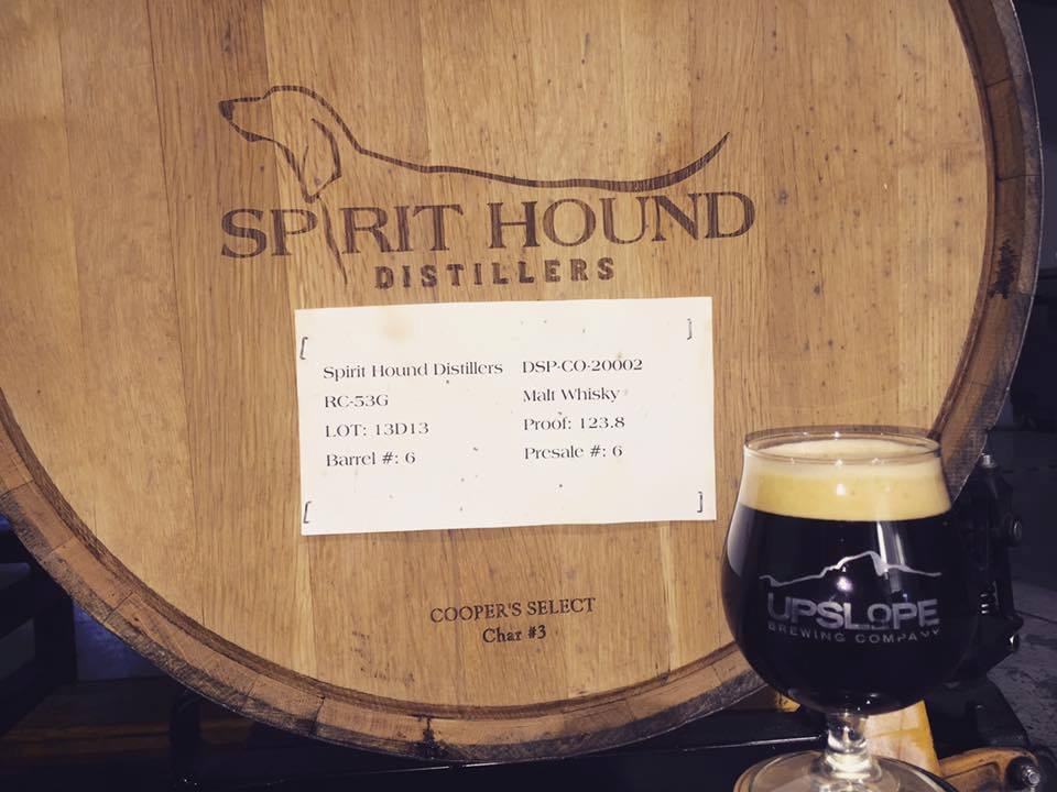 Upslope + Spirit Hound Whisky Barrel Aged Scotch Ale Tapping
