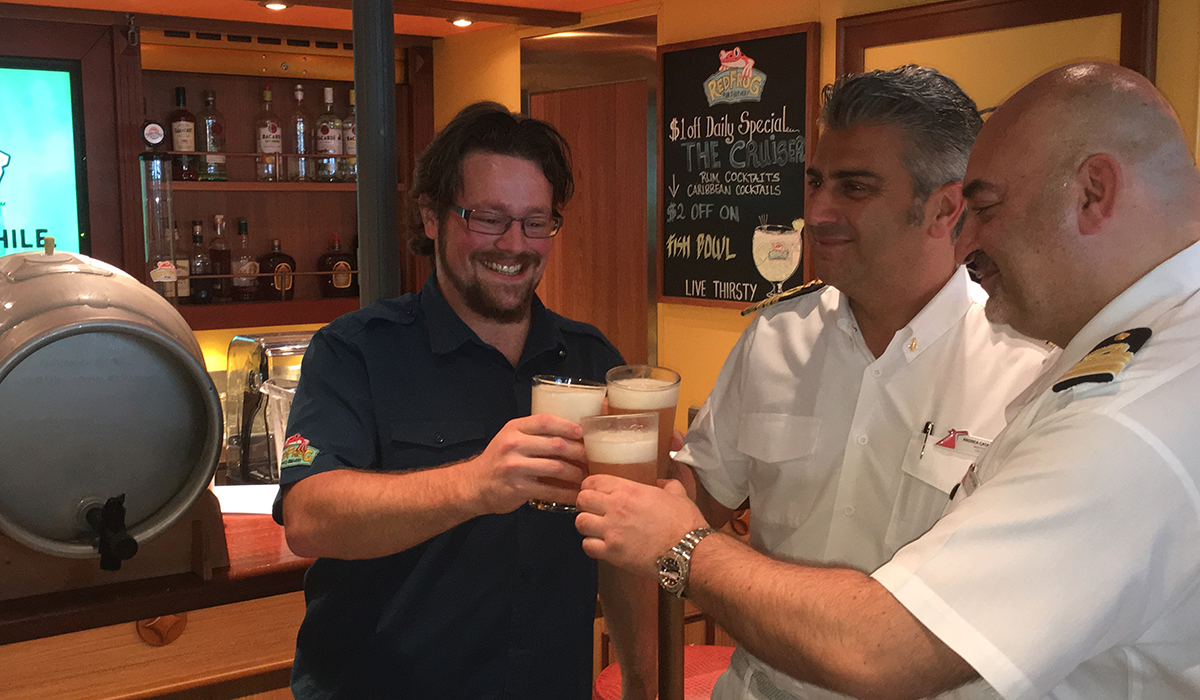 cruise ship craft brewery