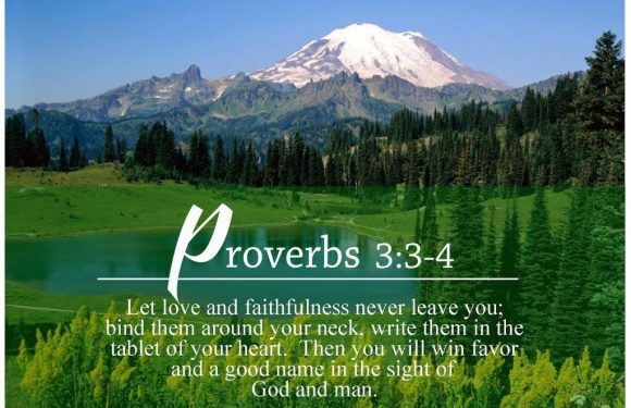 Proverbs 3:3-4