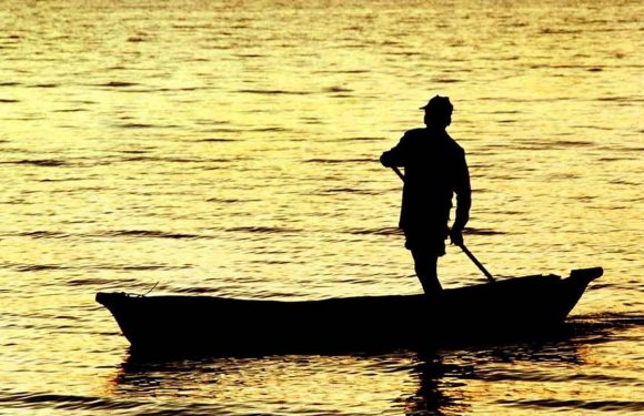 Fisherman at Sunrise
