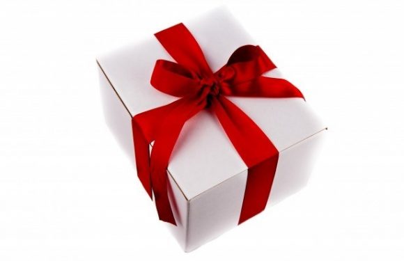 Wrapped gift box
