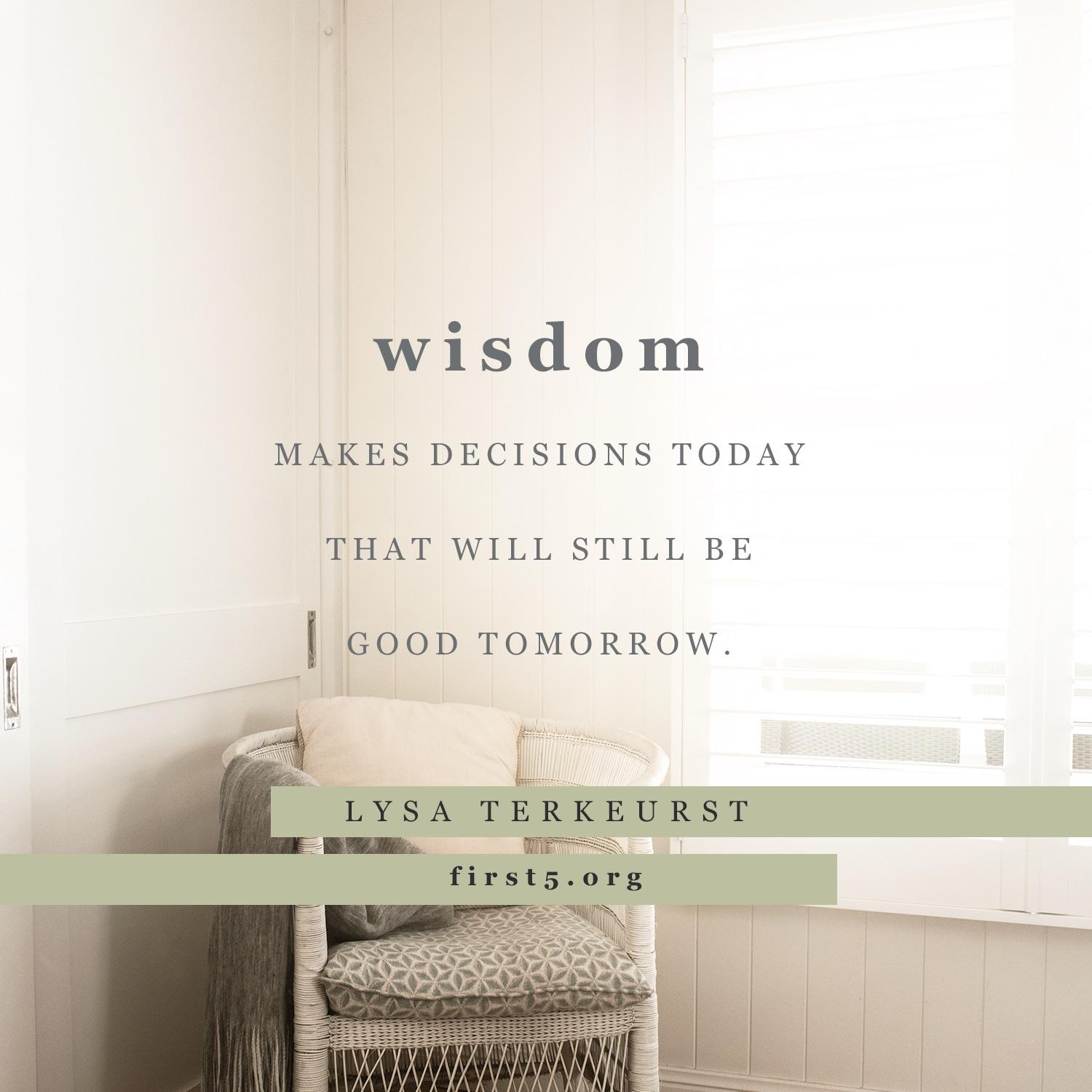 Practicing Wisdom
