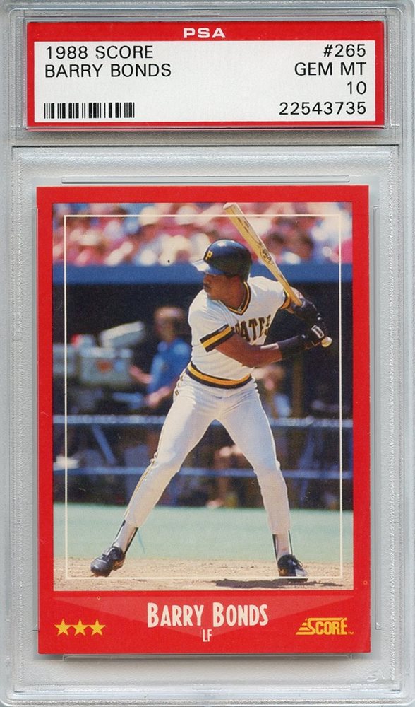 Auction Prices Realized Baseball Cards 1988 Score Barry Bonds