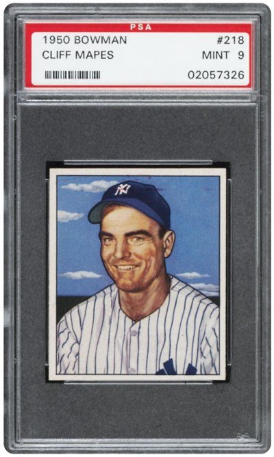 High Grade Card Auction and a Few Surprises