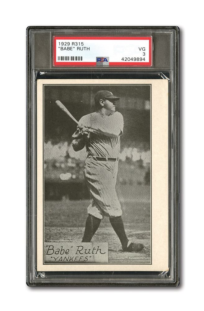 Auction Prices Realized Baseball Cards 1929 R315 "Babe" Ruth