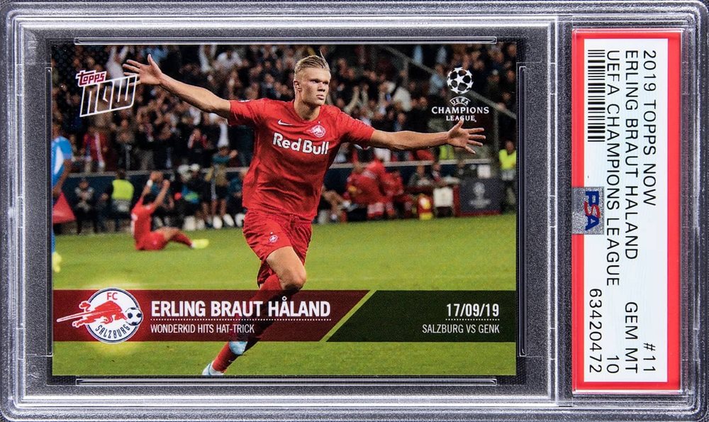 その他 2019 topps now ERLING HAALAND psa10 Yahoo!オークション - 【PSA10 RC】2019 TOPPS NOW ERLING