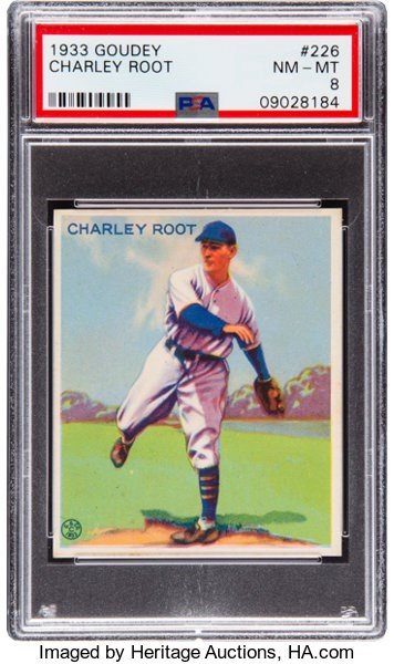 1933 Goudey Ended Jan 24th