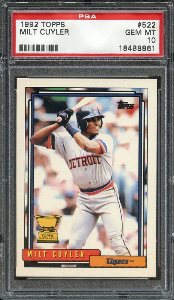 Auction Prices Realized Baseball Cards 1992 Topps Milt Cuyler
