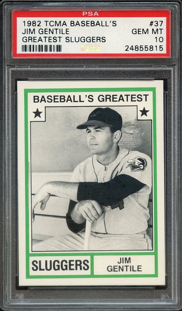 Auction Prices Realized Baseball Cards 1982 TCMA Baseball's Greatest Sluggers Jim Gentile
